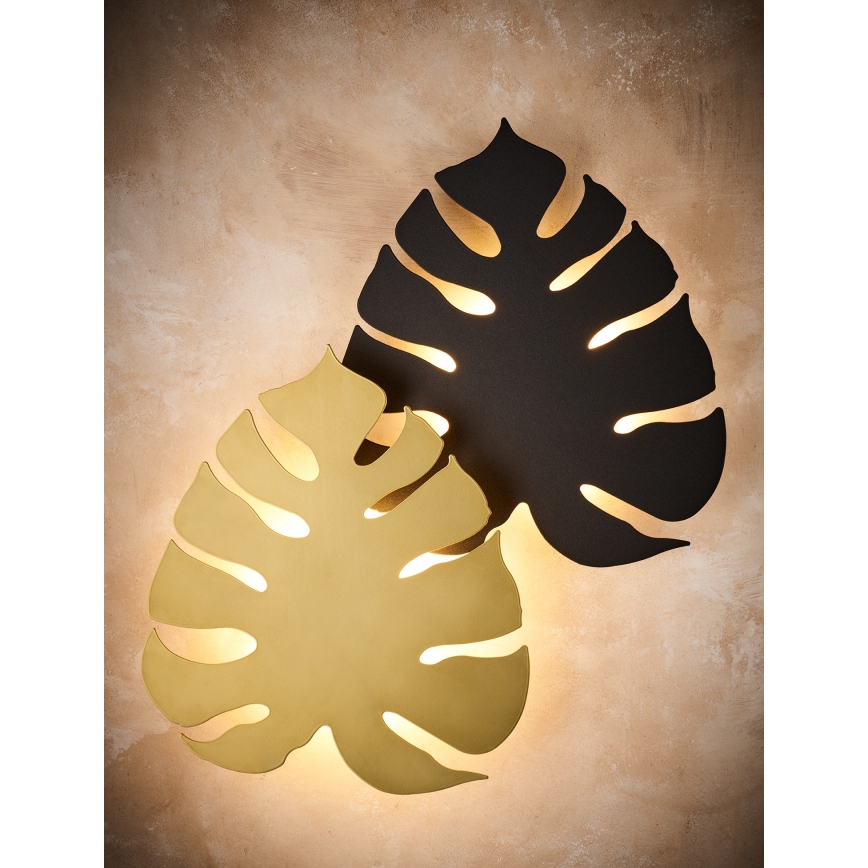 Applique murale MONSTERA LED/12W/230V noire