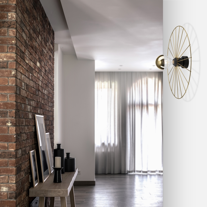 Applique murale MONTANA 1xE27/15W/230V d. 45 cm doré