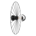 Applique murale MONTANA 1xE27/15W/230V d. 45 cm noir