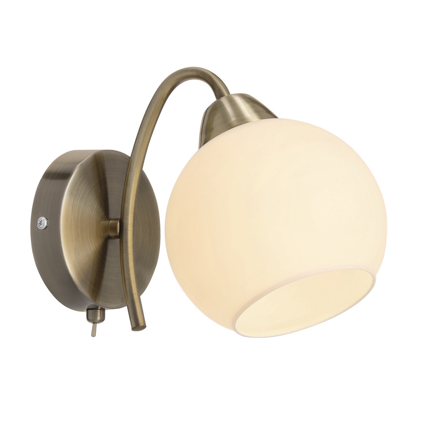 Applique murale NESTOR 1xE27/40W/230V laiton