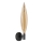 Applique murale NORDIC 1xG9/5W/230V noire/beige fumé