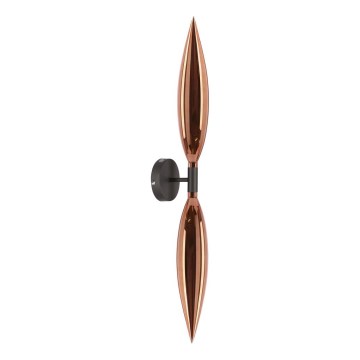 Applique murale NORDIC 2xG9/5W/230V noir/cuivre