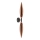 Applique murale NORDIC 2xG9/5W/230V noir/cuivre