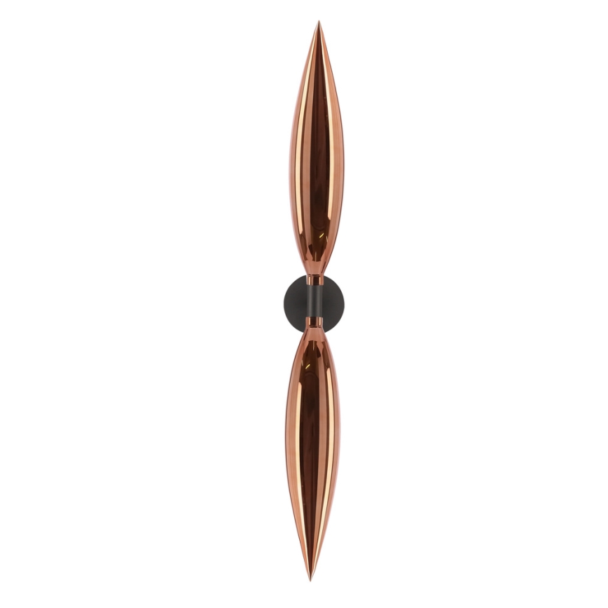 Applique murale NORDIC 2xG9/5W/230V noir/cuivre