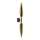 Applique murale NORDIC 2xG9/5W/230V noir/doré