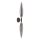Applique murale NORDIC 2xG9/5W/230V noir/gris fumé