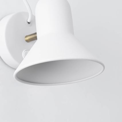 Applique murale orientable ASTAMA 1xE27/40W/230V blanche/laiton