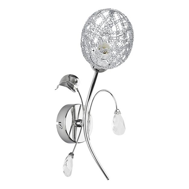 Applique murale ORLEAN 1xE14/10W/230V chrome brillant