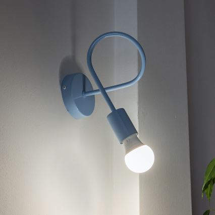 Applique murale OXFORD 1xE27/15W/230V bleue