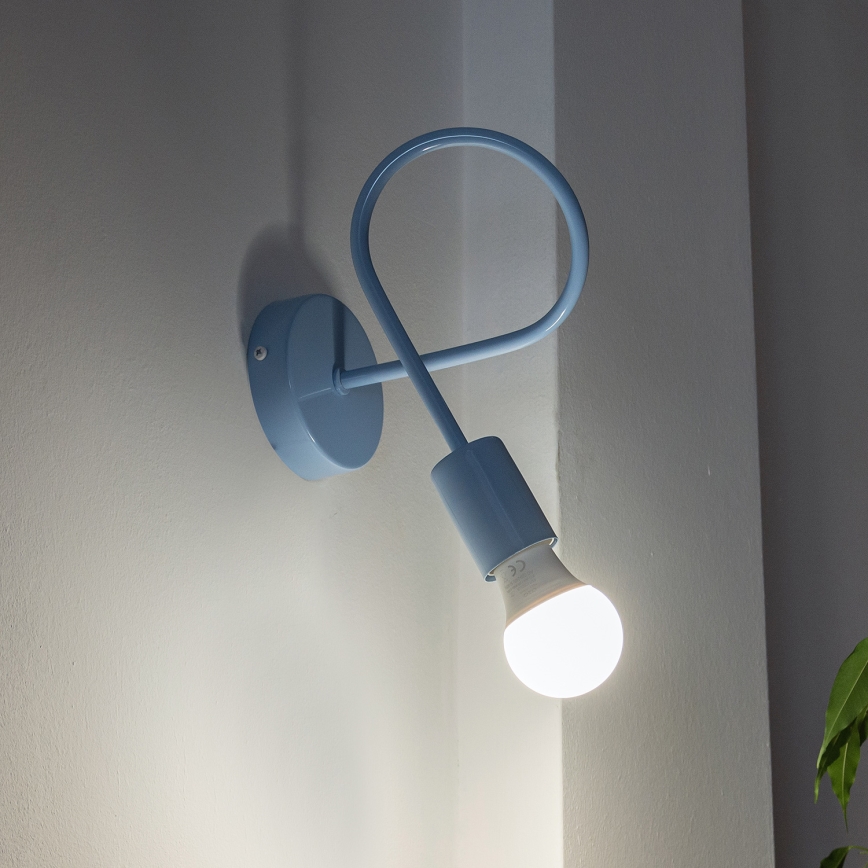 Applique murale OXFORD 1xE27/15W/230V bleue