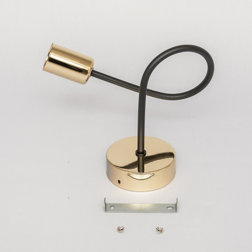 Applique murale OXFORD 1xE27/15W/230V dorée/noire