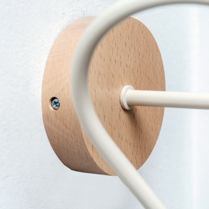 Applique murale OXFORD 1xE27/15W/230V pin/crème