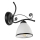 Applique murale RETRO 1xE27/60W/230V noire/blanche