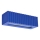 Applique murale RIGATA 1xE27/15W/230V céramique/bleu