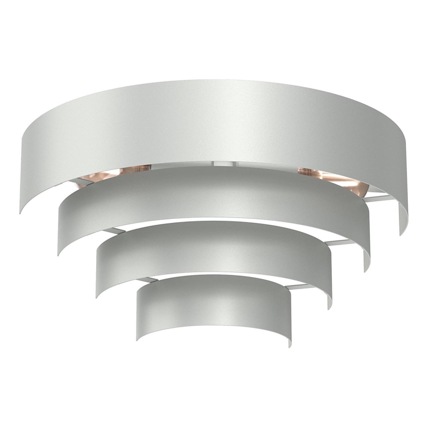 Applique murale RINGS 2xE27/15W/230V chrome brillant