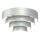 Applique murale RINGS 2xE27/15W/230V chrome brillant