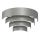 Applique murale RINGS 2xE27/15W/230V gris