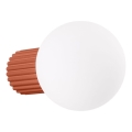 Applique murale salle de bain HALO 1xG9/8W/230V d. 12 cm IP44 orange