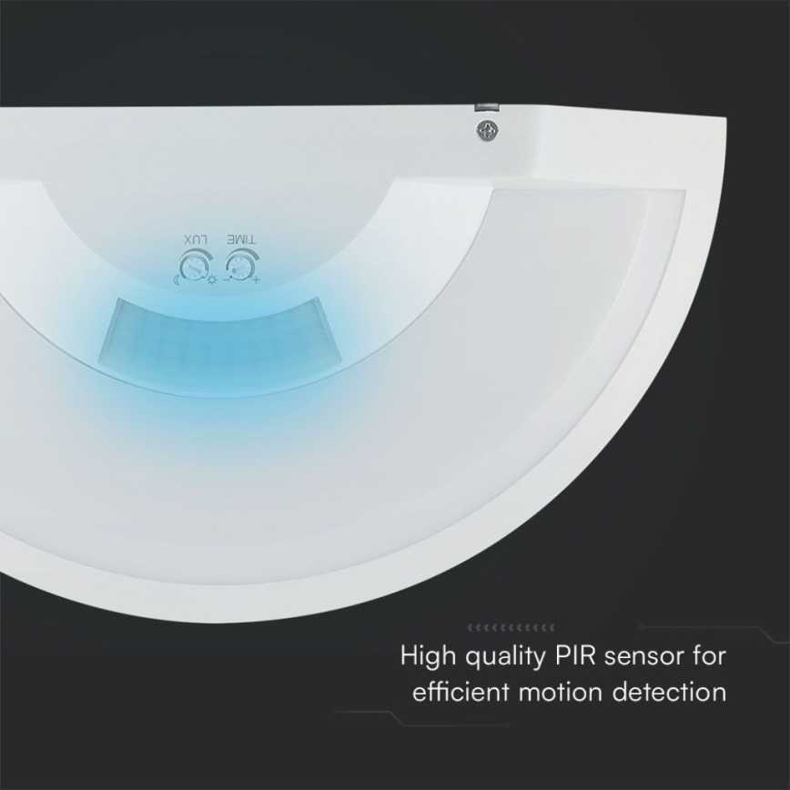 Applique murale salle de bain avec détecteur SAMSUNG CHIP LED/10W/230V 4000K IP54 blanc