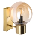 Applique murale SFERIO 1xE14/5W/230V laiton/beige fumé