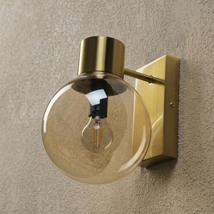 Applique murale SFERIO 1xE14/5W/230V laiton/beige fumé