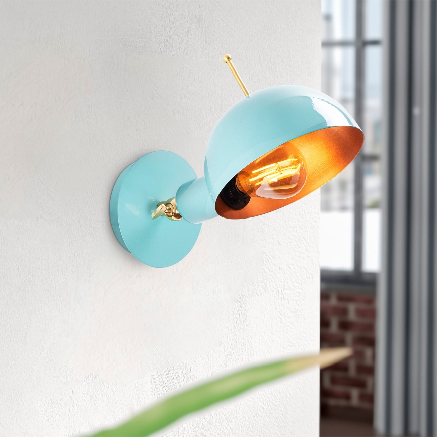 Applique murale SIVANI 1xE27/40W/230V bleu