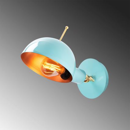 Applique murale SIVANI 1xE27/40W/230V bleu