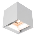 Applique murale solaire à LED avec capteur LED/9W/3,7V 3000/4000/5000K IP65 2600 mAh blanc
