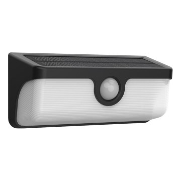 Applique murale solaire à LED avec capteur LINK LED/5W/3,7V IP65 noire