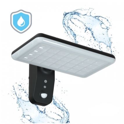 Applique murale solaire LED PHOENIX avec détecteur de mouvement LED/15W/3,2V 3000/4000K IP65 6000 mAh
