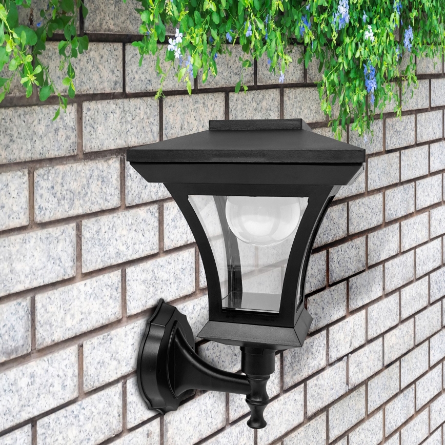 Applique murale solaire à LED TIRANA LED/1,2V 1800 mAh IP44 noire