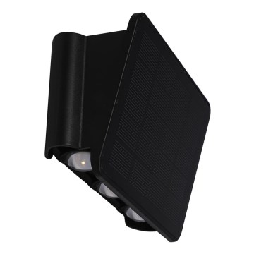 Applique murale solaire ALF LED/4W/3,2V 6000K IP54 noir