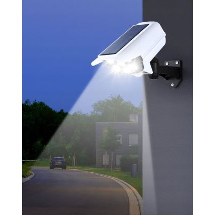 Caméra de sécurité factice avec détecteur KAMERA LED/1W/3,7V 1200 mAh IP44 + Télécommande