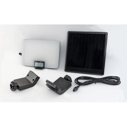 Applique murale solaire avec détecteur LED/12W/3,7V 4000 mAh IP54