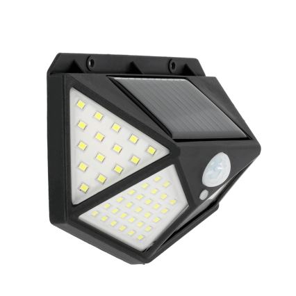 Applique murale solaire avec détecteur LED/1W/3,7V 6500K IP44