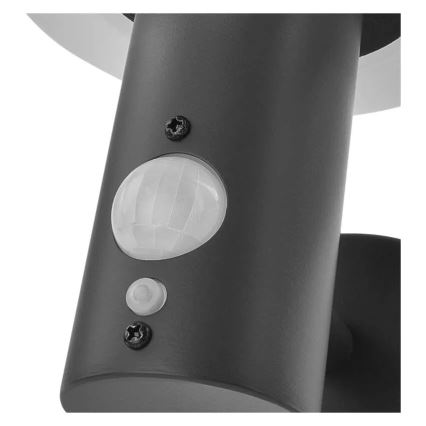 Applique murale solaire avec détecteur LED/2W/3,7V 1200 mAh IP44