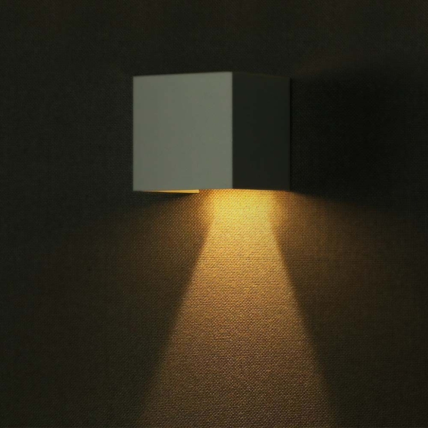 Applique murale solaire avec détecteur LED/3W/3,7V IP65 4000K 2600 mAh blanc