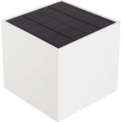 Applique murale solaire avec détecteur LED/3W/3,7V IP65 4000K 2600 mAh blanc