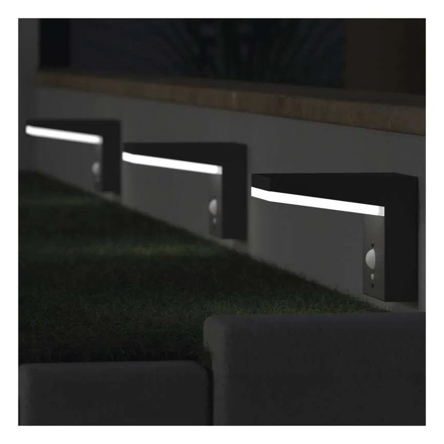 Applique murale solaire avec détecteur LED/4,4W/3,7V 2200 mAh IP44