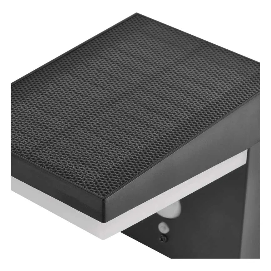 Applique murale solaire avec détecteur LED/4,4W/3,7V 2200 mAh IP44