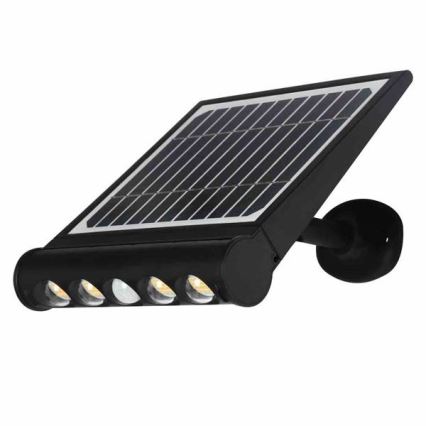 Applique murale solaire avec détecteur LED/8W/3,7V 4000 mAh 4000K IP65