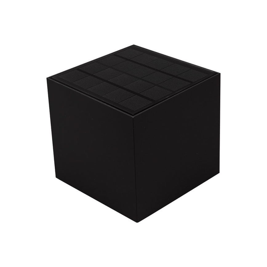 Applique murale solaire avec détecteur LED/9W/3,7V 3000/4000/5000K 2600 mAh IP65 noir