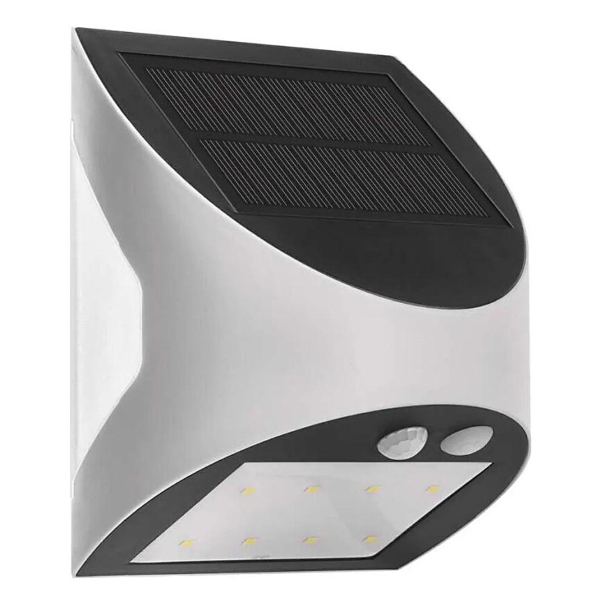 Applique murale solaire avec détecteur LUMI LED/3,7W IP54 blanc