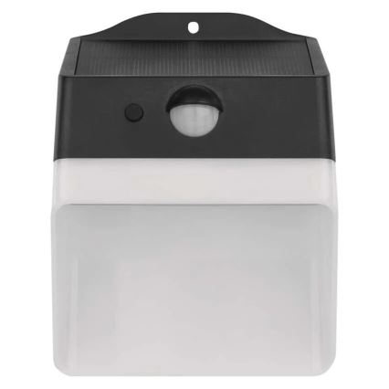 Applique murale solaire avec détecteur LUMI LED/3,7W IP65 noir
