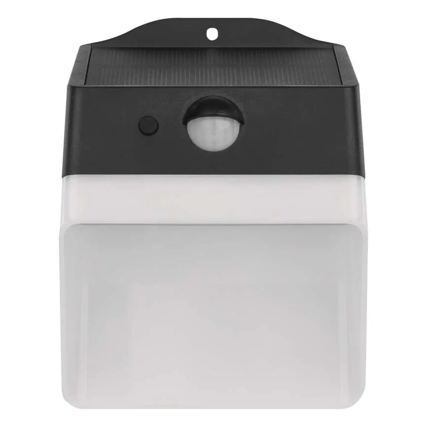 Applique murale solaire avec détecteur LUMI LED/3,7W IP65 noir