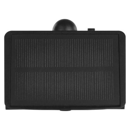 Applique murale solaire avec détecteur LUMI LED/3,7W IP65 noir
