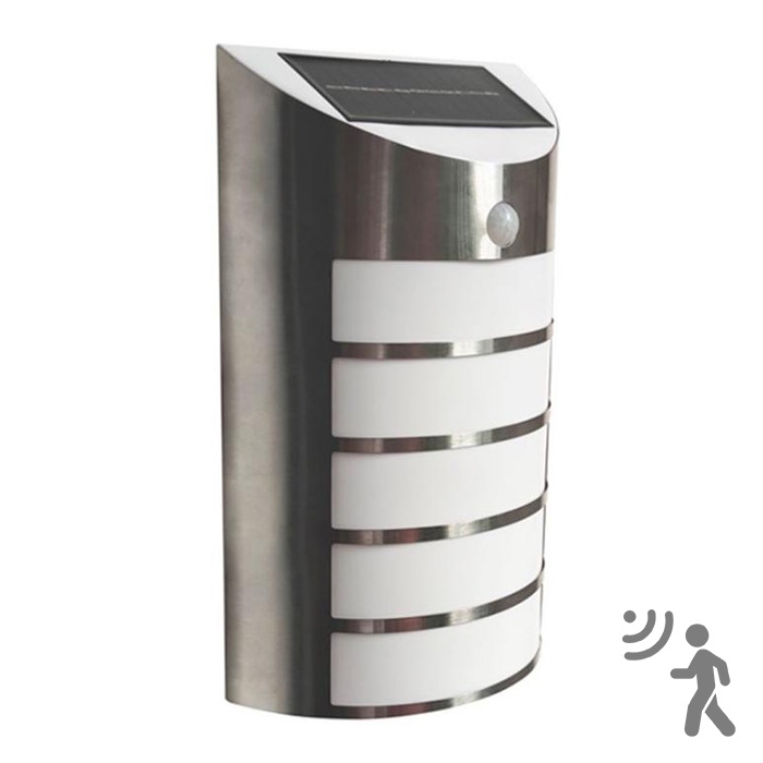 Applique murale solaire avec détecteur SAFFO LED/3,7V 2000 mAh IP44