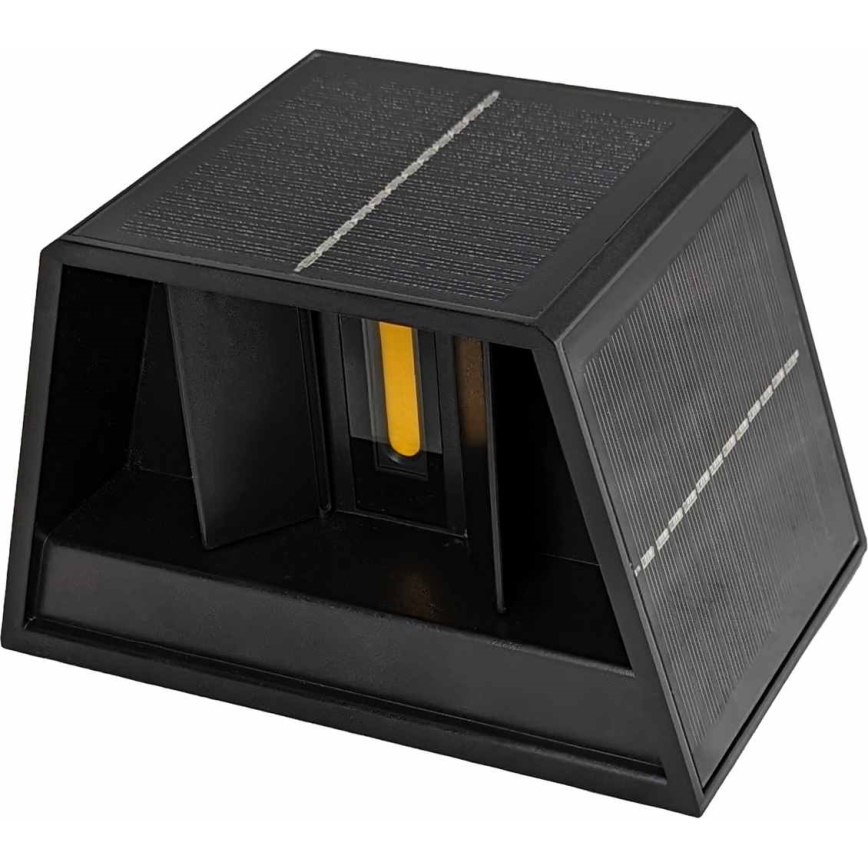 Applique murale solaire CUBUS 2xLED/1,5W/3,7V 1500 mAh IP54