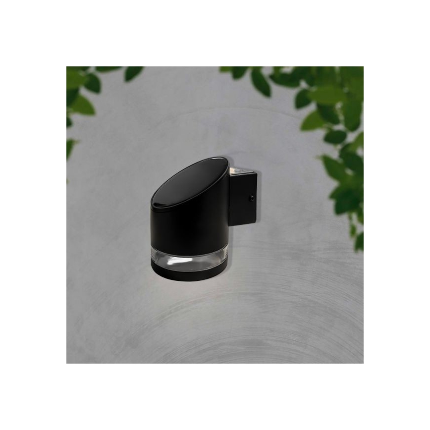 Applique murale solaire extérieur LED/1W/3,7V 3000K IP54 1200 mAh noir