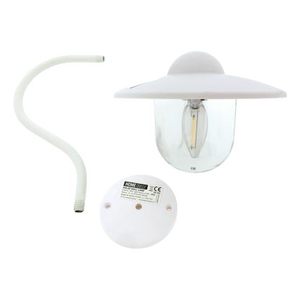 Applique murale solaire LED/0,5W/1,2V IP44 blanc